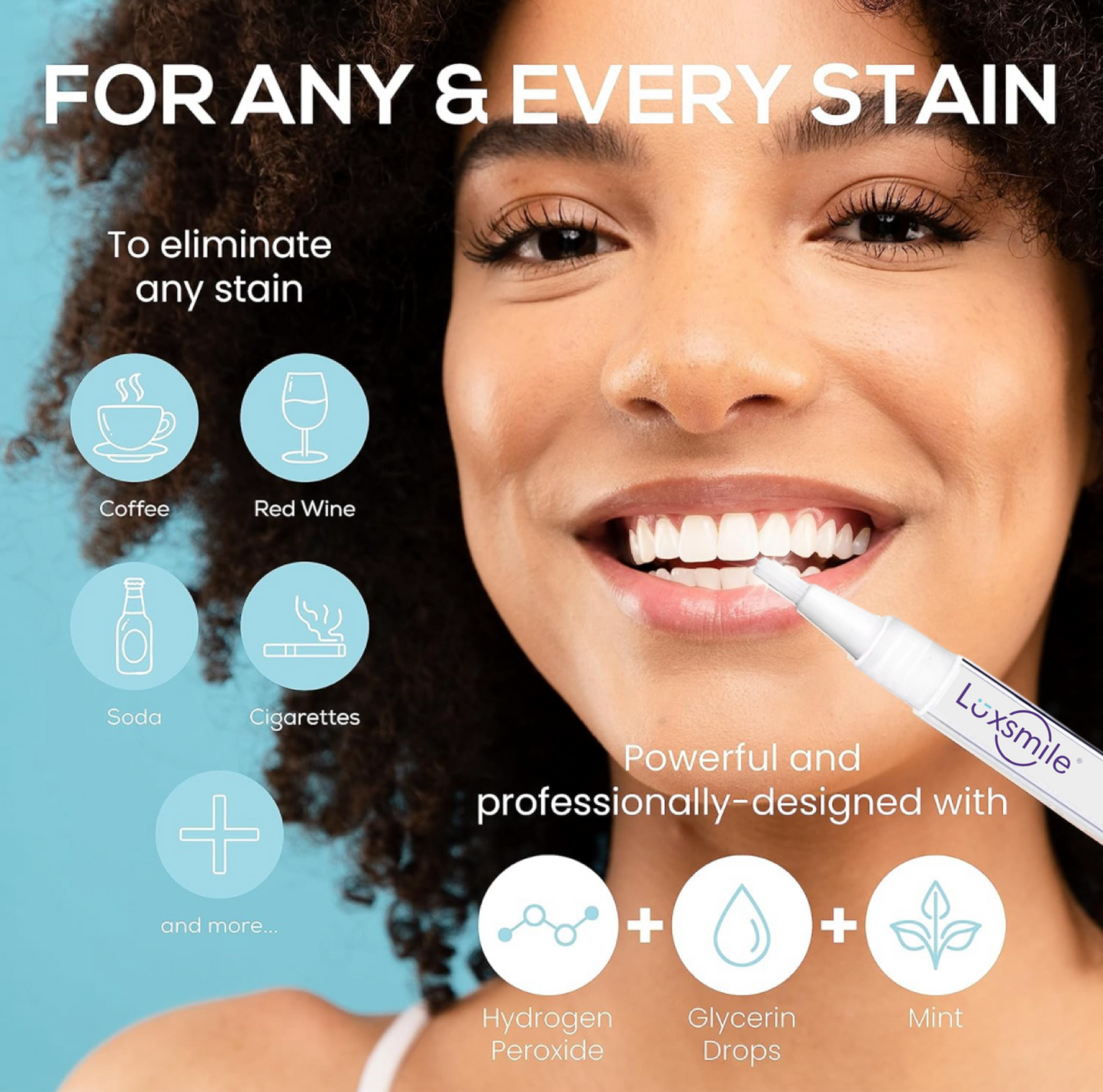 LUXSMILE Teeth Whitening Pen - Whiten Your Teeth on the Go!