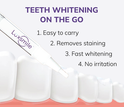 LUXSMILE Teeth Whitening Pen - Whiten Your Teeth on the Go!