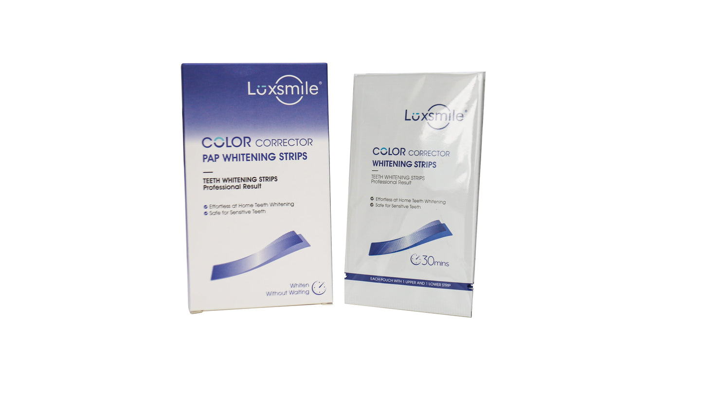 LUXSMILE 28 Teeth Whitening Strips NO PEROXIDE 14 Days Supply