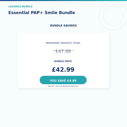 Luxsmile Essential PAP Smile Bundle Bundle Savings