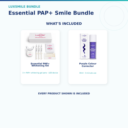 Luxsmile Essential PAP+ Smile Bundle — What's Included