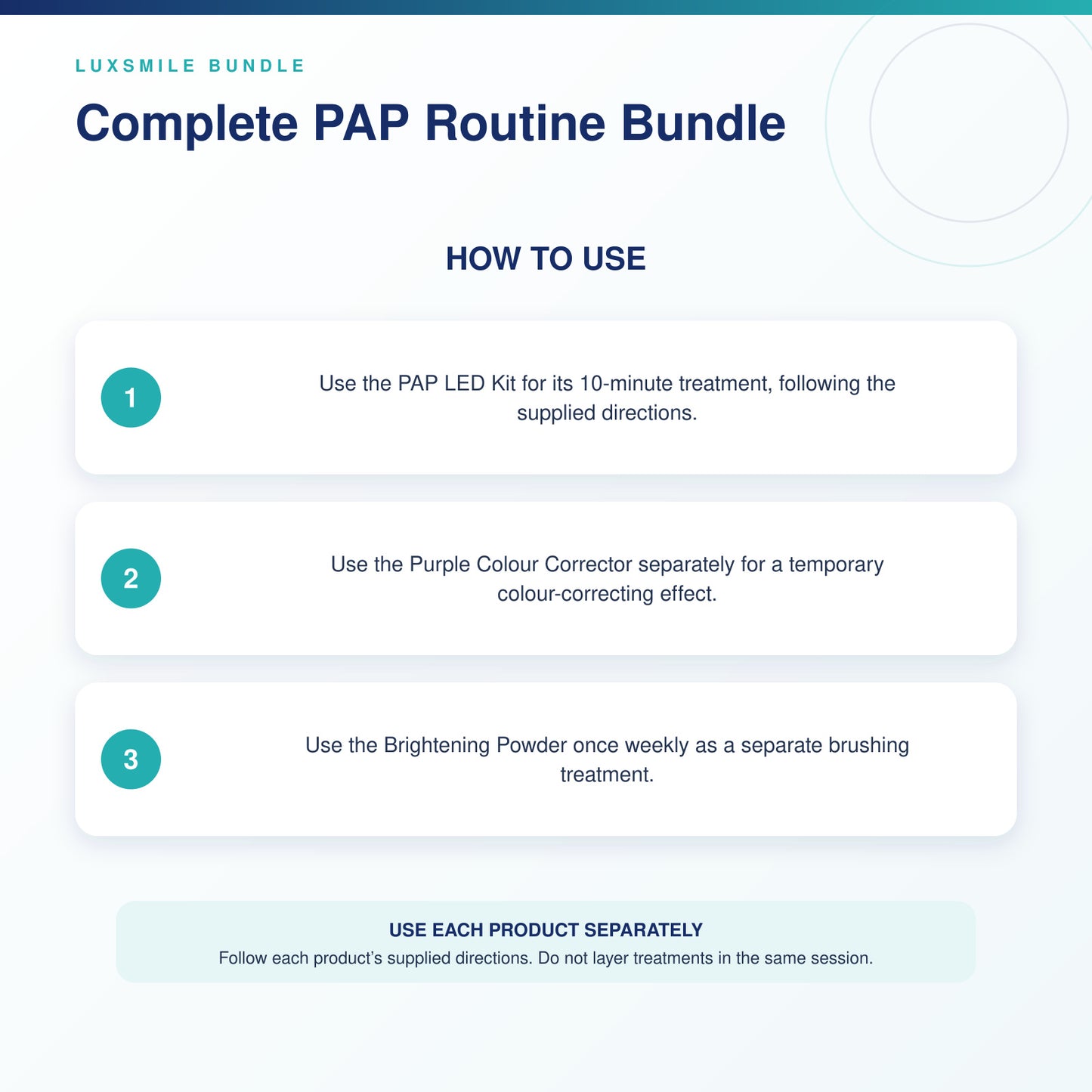 Complete PAP Routine Bundle how to use