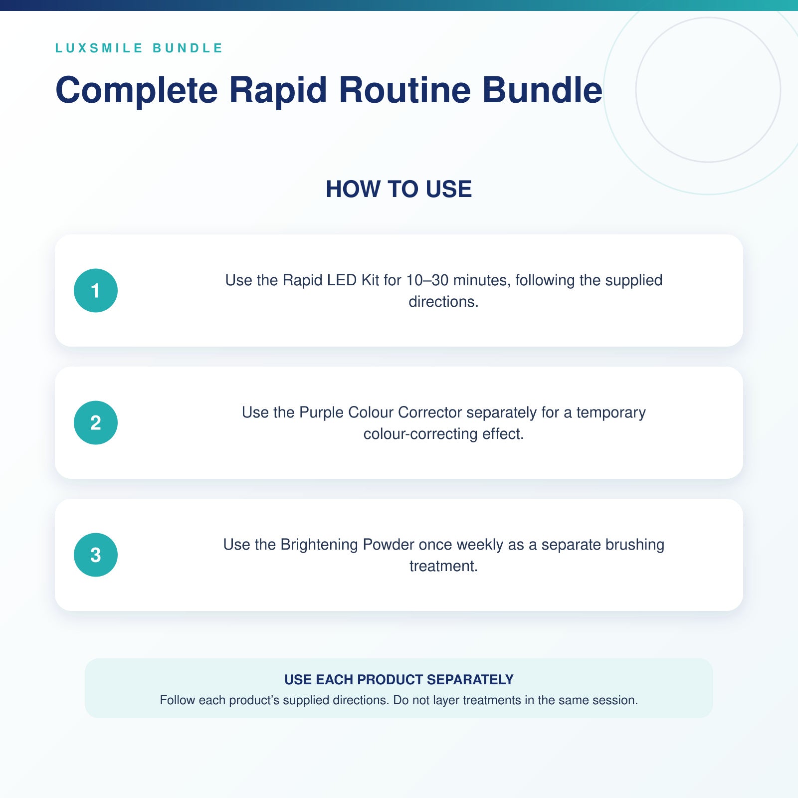 Complete Rapid Routine Bundle how to use