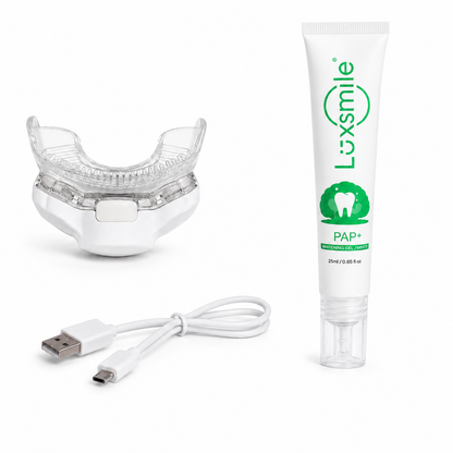 Luxsmile PAP LED Whitening Kit contents