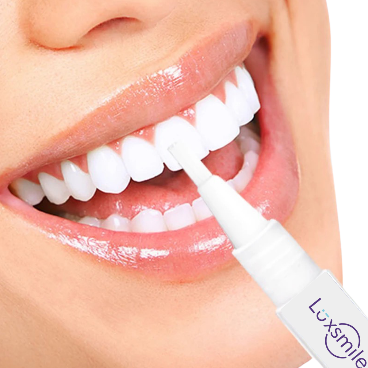 Luxsmile Precision Whitening Pen brush-tip application