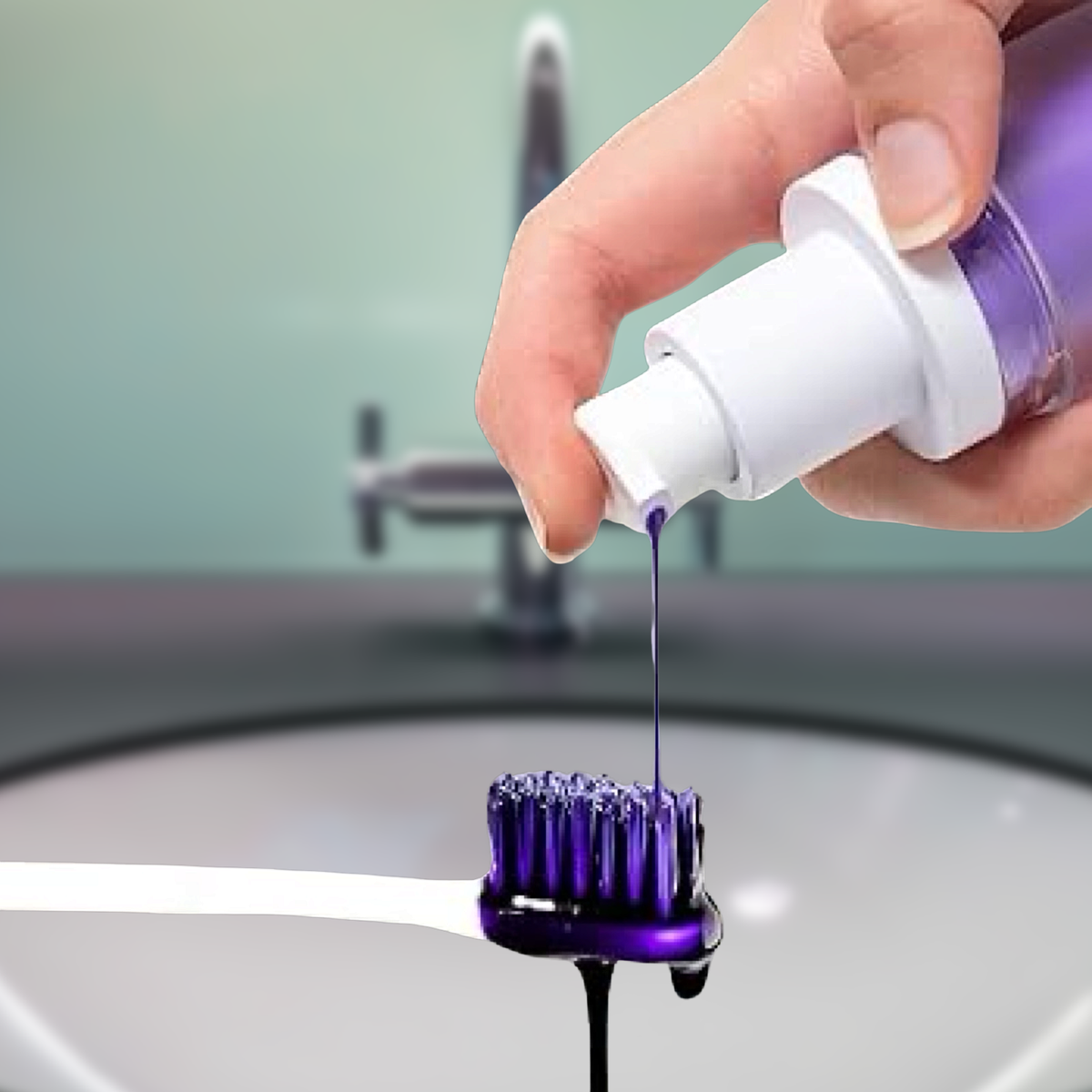 Luxsmile Purple Colour Corrector application