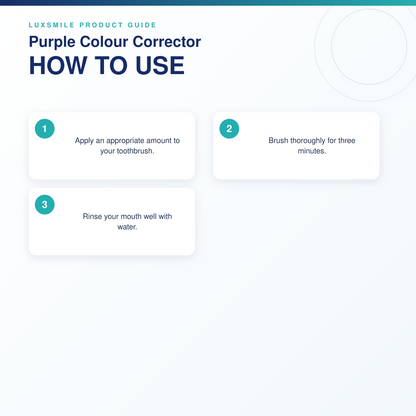 How to use Luxsmile Purple Colour Corrector