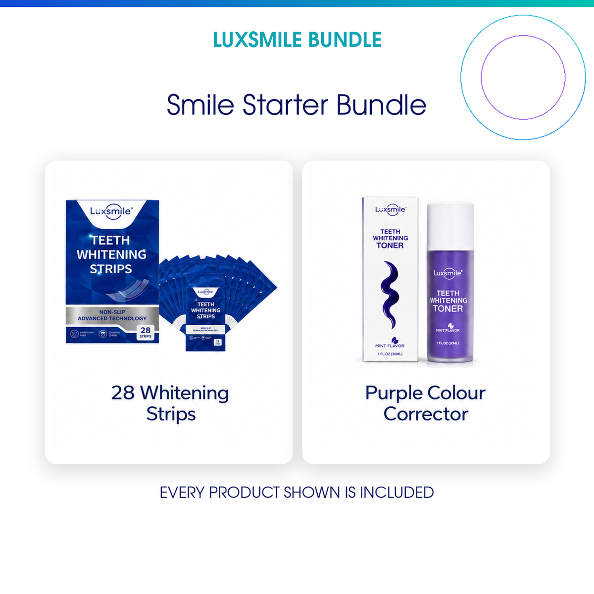 Smile Starter Bundle contents