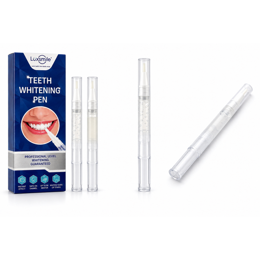Luxsmile Teeth Whitening Pen Duo Pack with box and two whitening pens