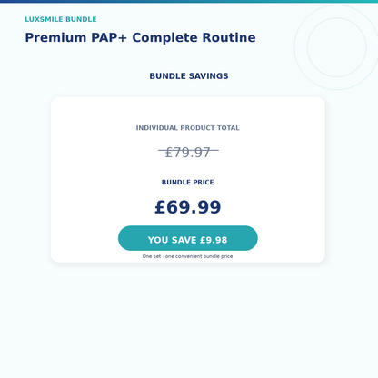 Luxsmile Premium PAP Complete Routine Bundle Savings