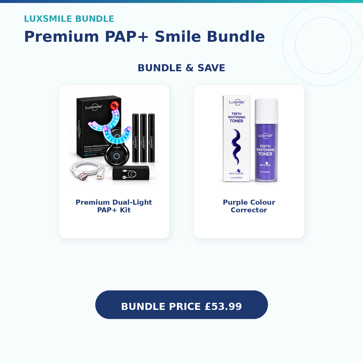 Luxsmile Premium PAP+ Smile Bundle — Bundle & Save