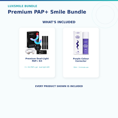 Luxsmile Premium PAP+ Smile Bundle — What's Included