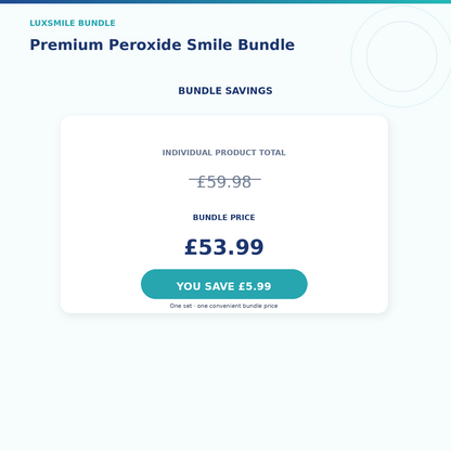Luxsmile Premium Peroxide Smile Bundle Bundle Savings