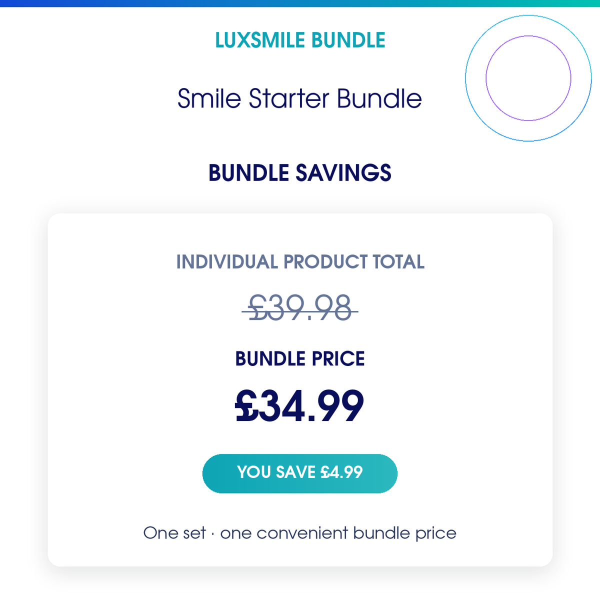 Smile Starter Bundle savings